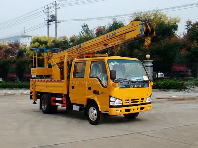 五十铃14米二节臂高空作业车图片